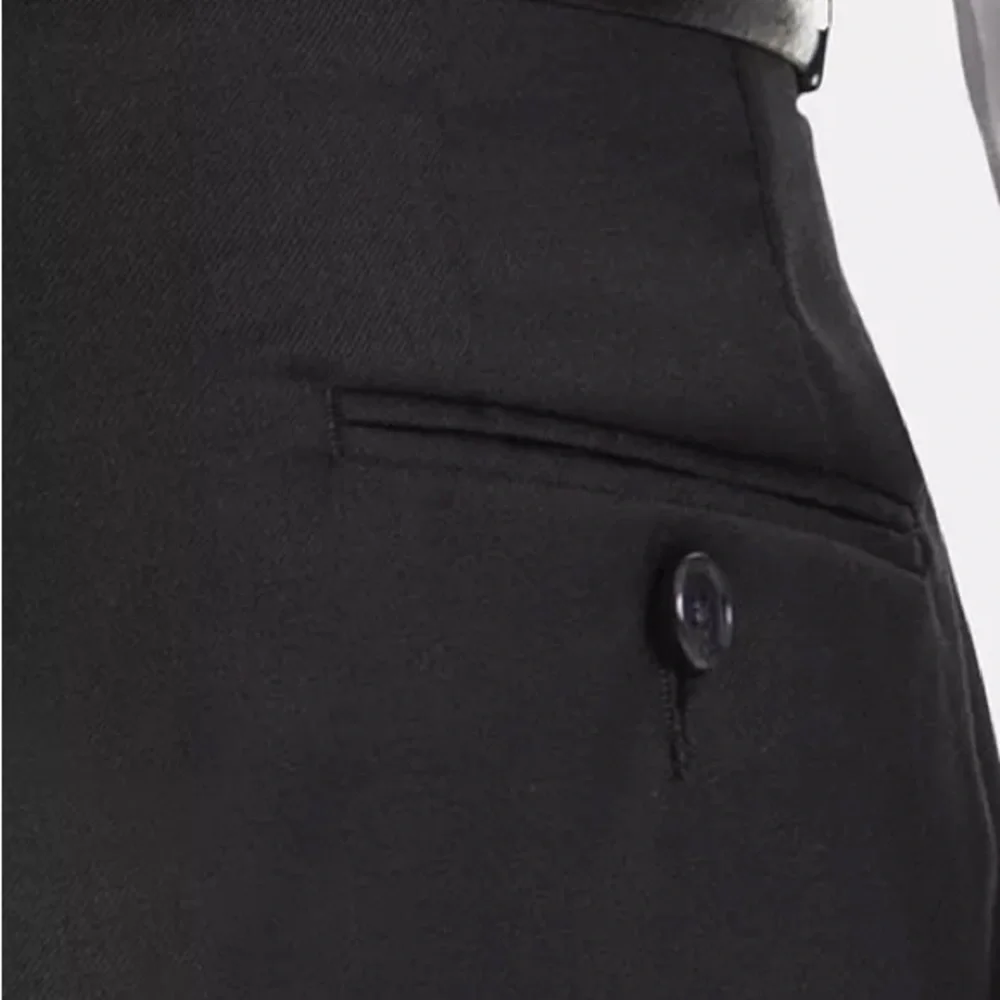Lauren Ralph Lauren Mens 35x30L Men's UltraFlex Classic Black Wool Pants NWT